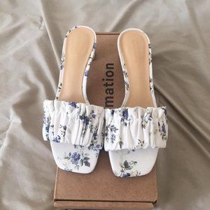 Reformation Shereen Heels in Madeline